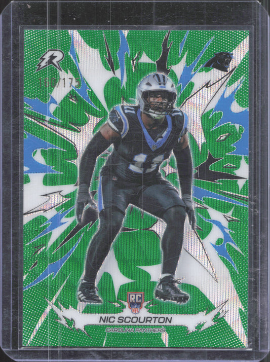 2025 Topps Resurgence Nic Scourton #112 Green Surge Refractor