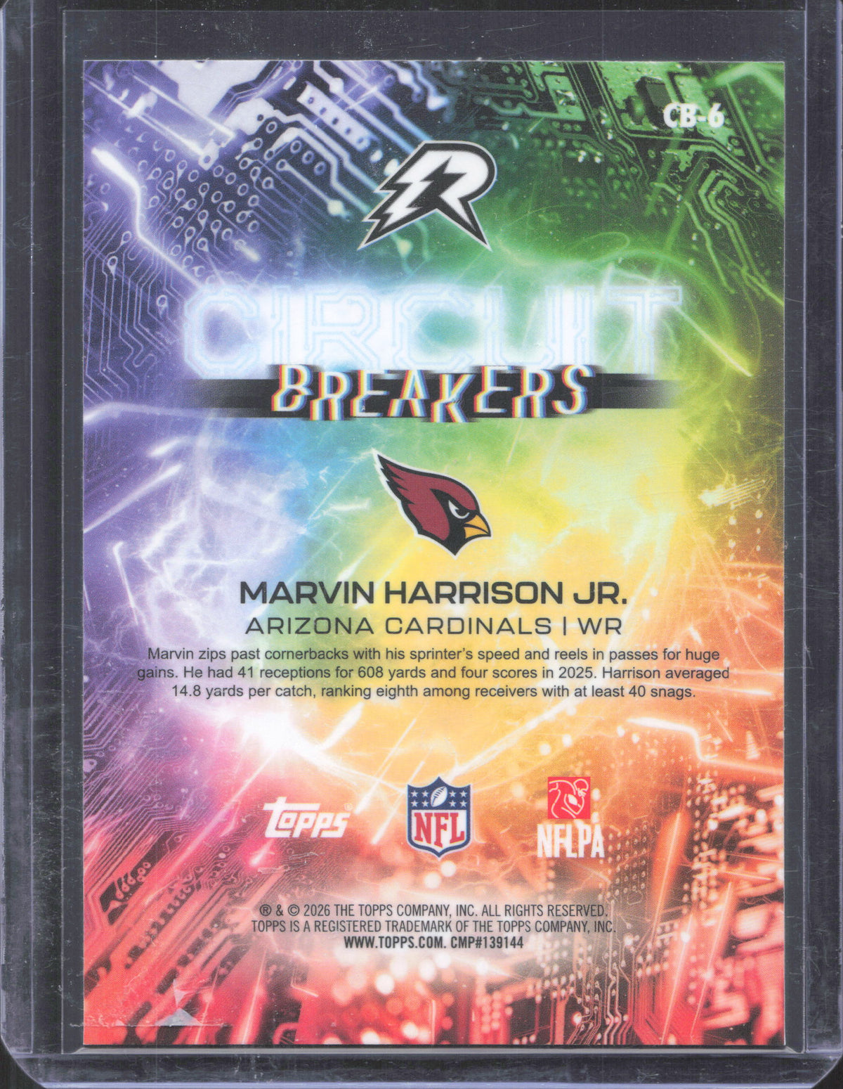 Topps 2025 Topps Resurgence Marvin Harrison Jr. #CB-6