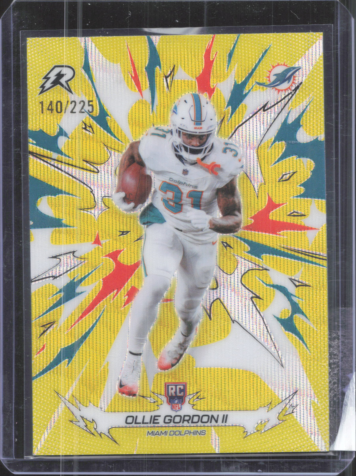 2025 Topps Resurgence Ollie Gordon II #154 Yellow Surge Refractor /225