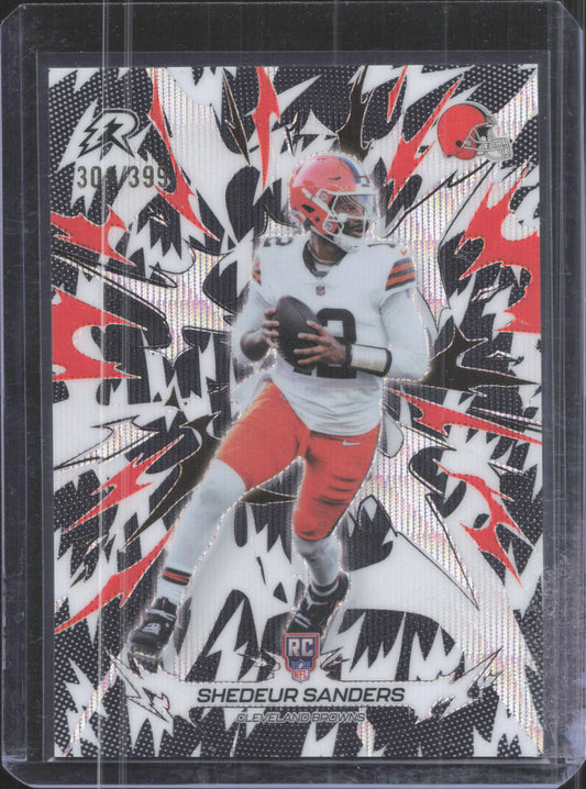 2025 Topps Resurgence Shedeur Sanders #121 Black & White Surge Refractor /399
