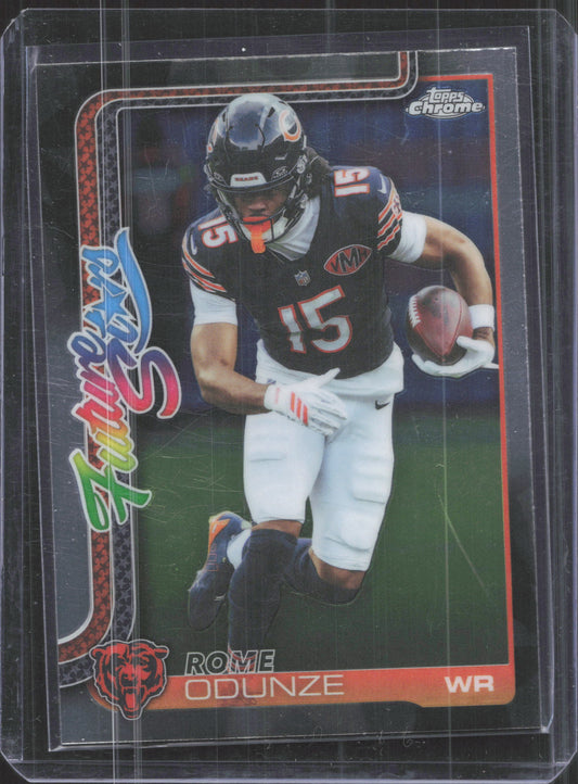 Topps 2025 Topps Chrome Rome Odunze #FS-2 Future Stars