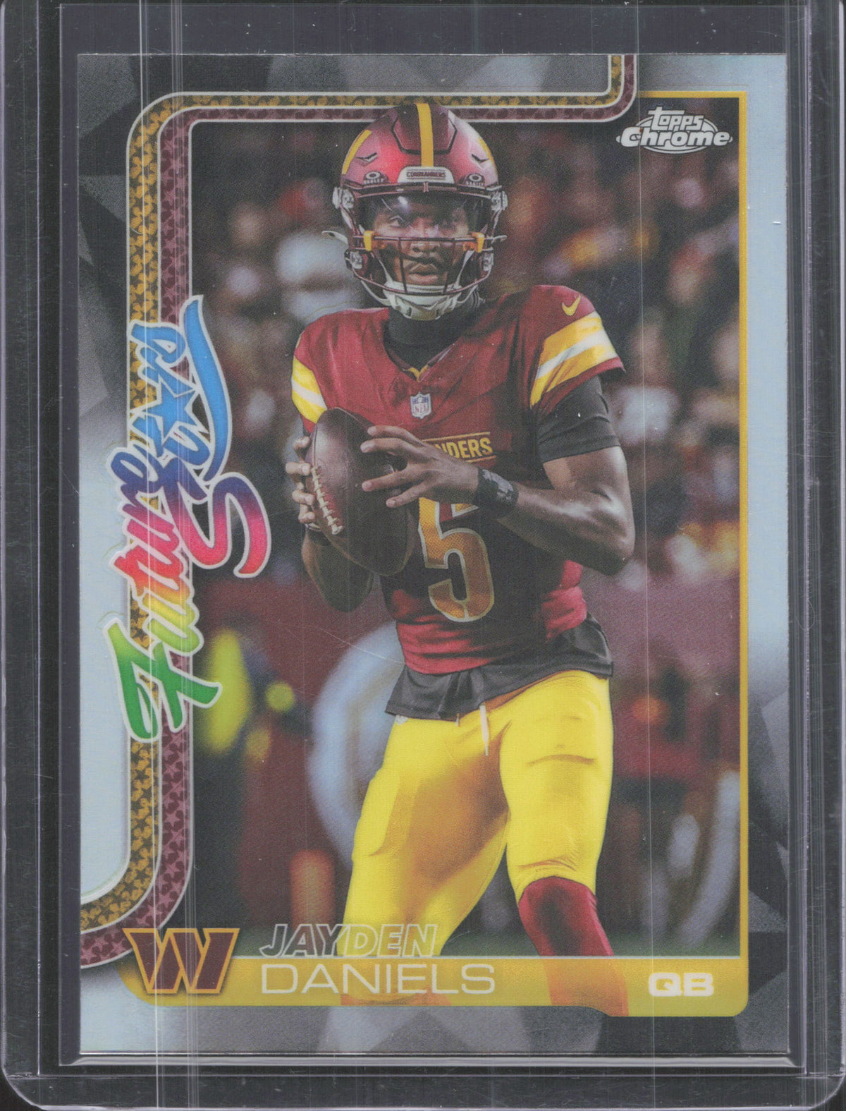 2025 Topps Chrome Jayden Daniels #FS-14 Future Stars Refractor
