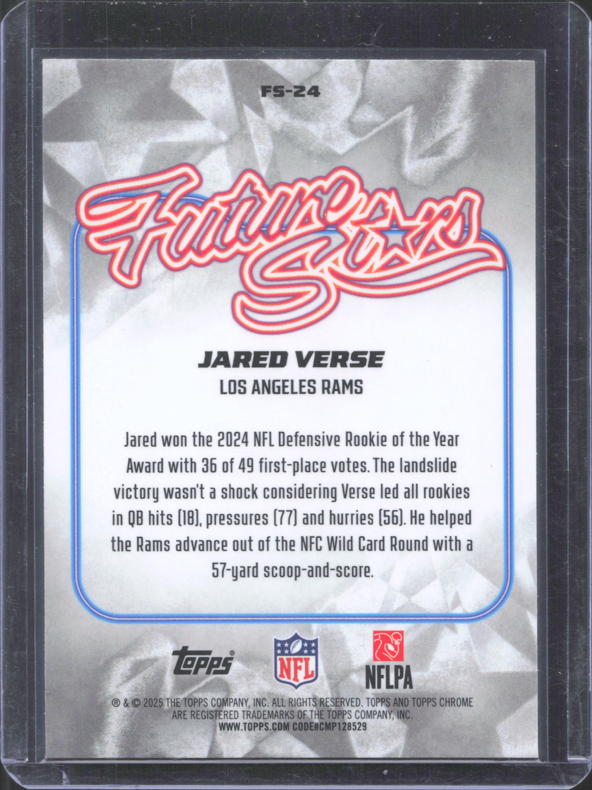2025 Topps Chrome Jared Verse #FS-24 Future Stars