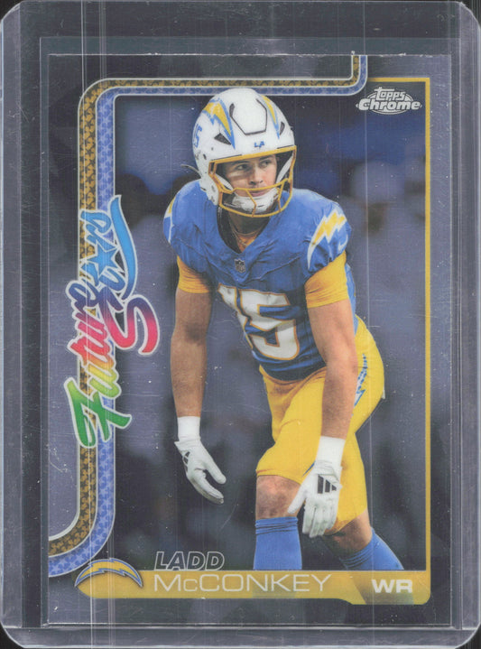 Topps 2025 Topps Chrome Ladd McConkey #FS-3 Future Stars