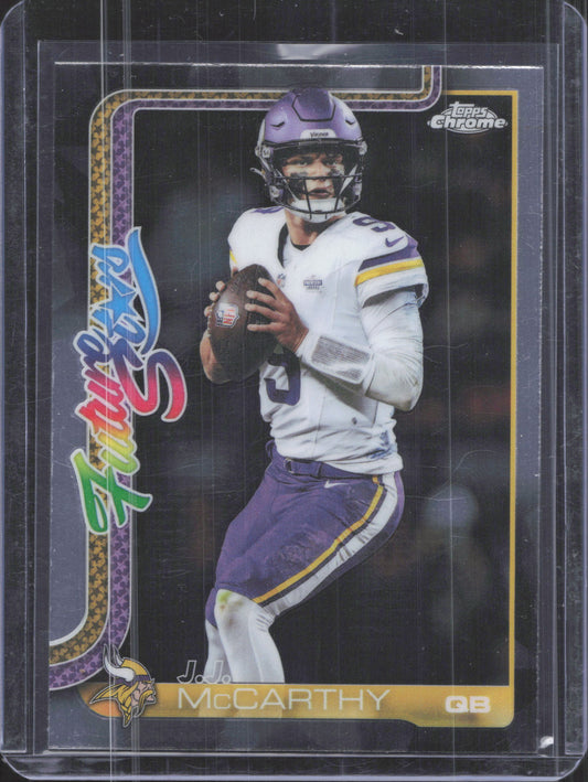 2025 Topps Chrome J.J. McCarthy #FS-18 Future Stars