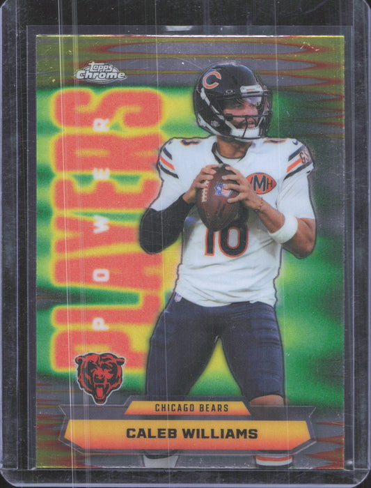 2025 Topps Chrome Caleb Williams #PP-7 Power Players