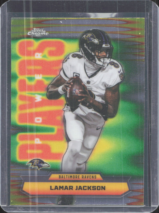 2025 Topps Chrome Lamar Jackson #PP-1 Power Players