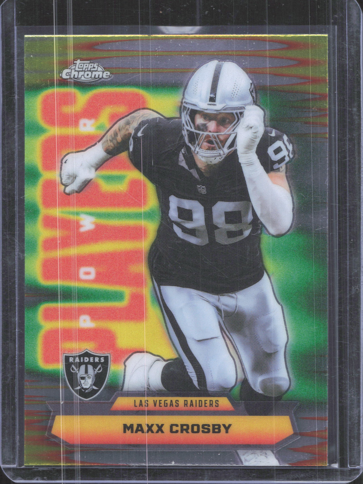 Topps 2025 Topps Chrome Maxx Crosby #PP-37 Power Players