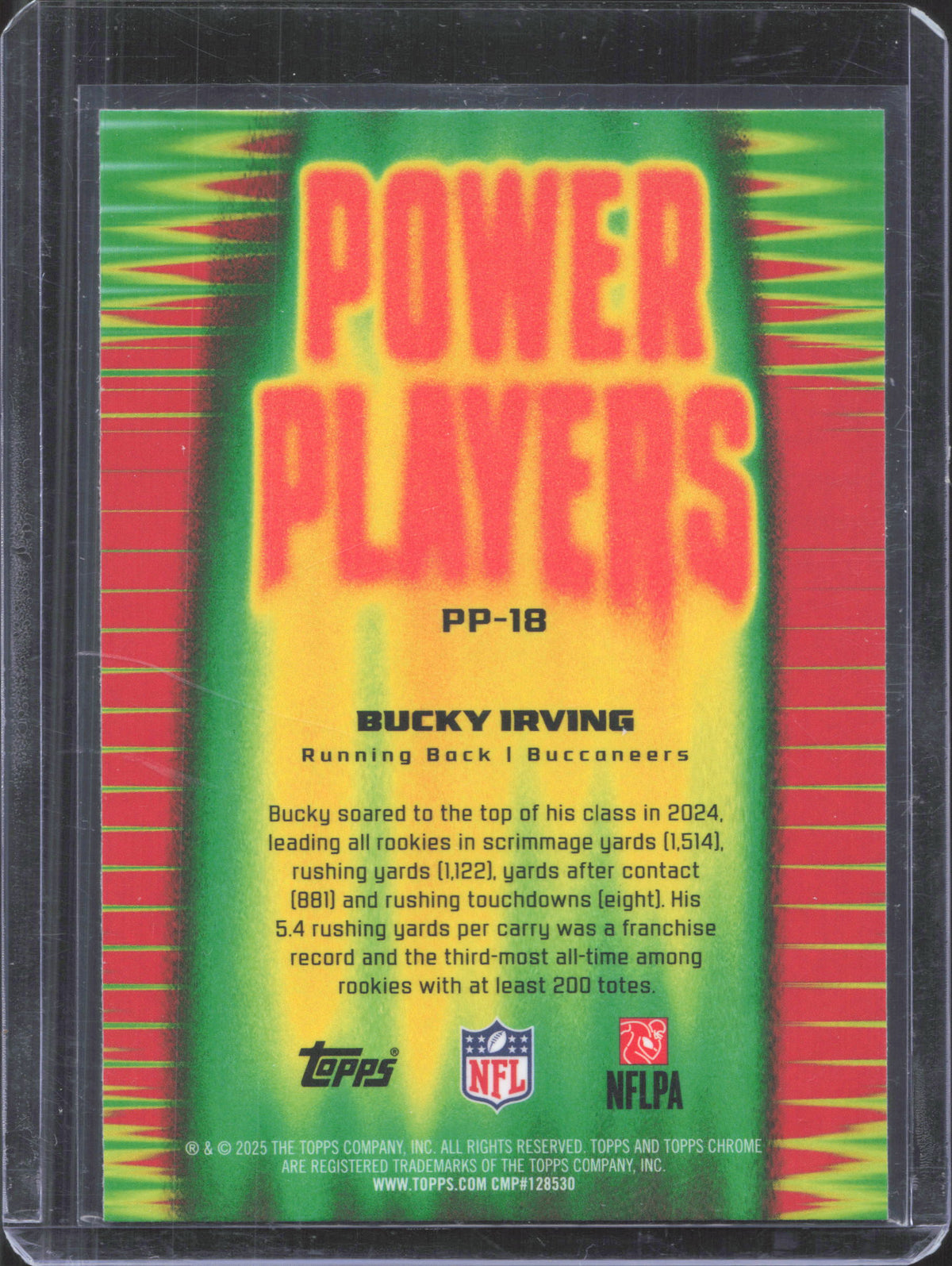2025 Topps Chrome Bucky Irving #PP-18 Power Players
