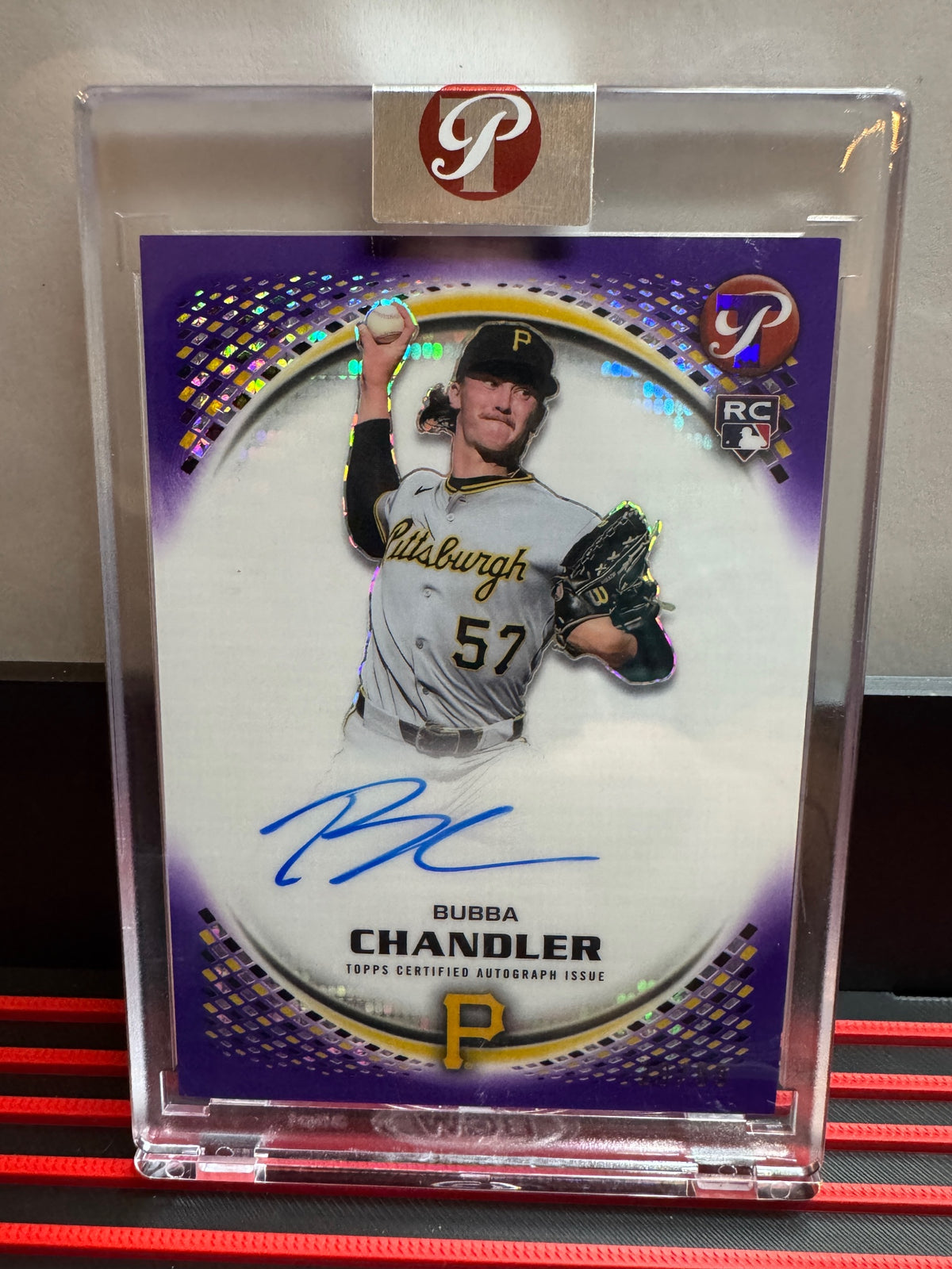 2026 Topps Pristine Bubba Chandler #PA-BC Pristine Encased Auto Purple /99