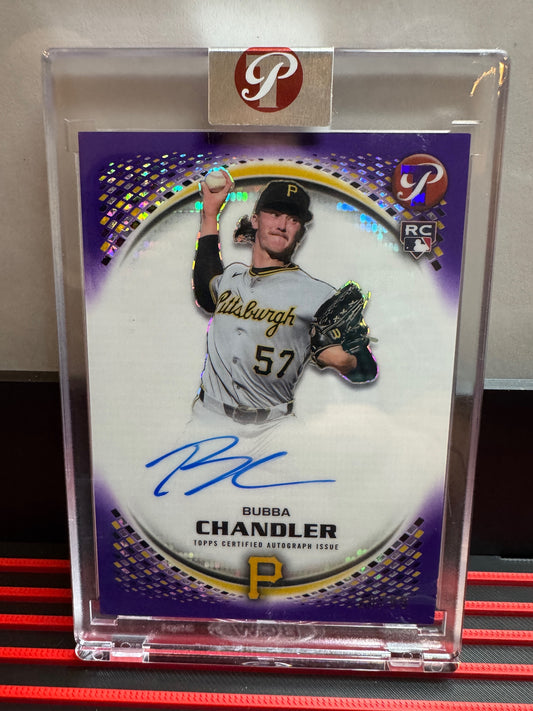 2026 Topps Pristine Bubba Chandler #PA-BC Pristine Encased Auto Purple /99