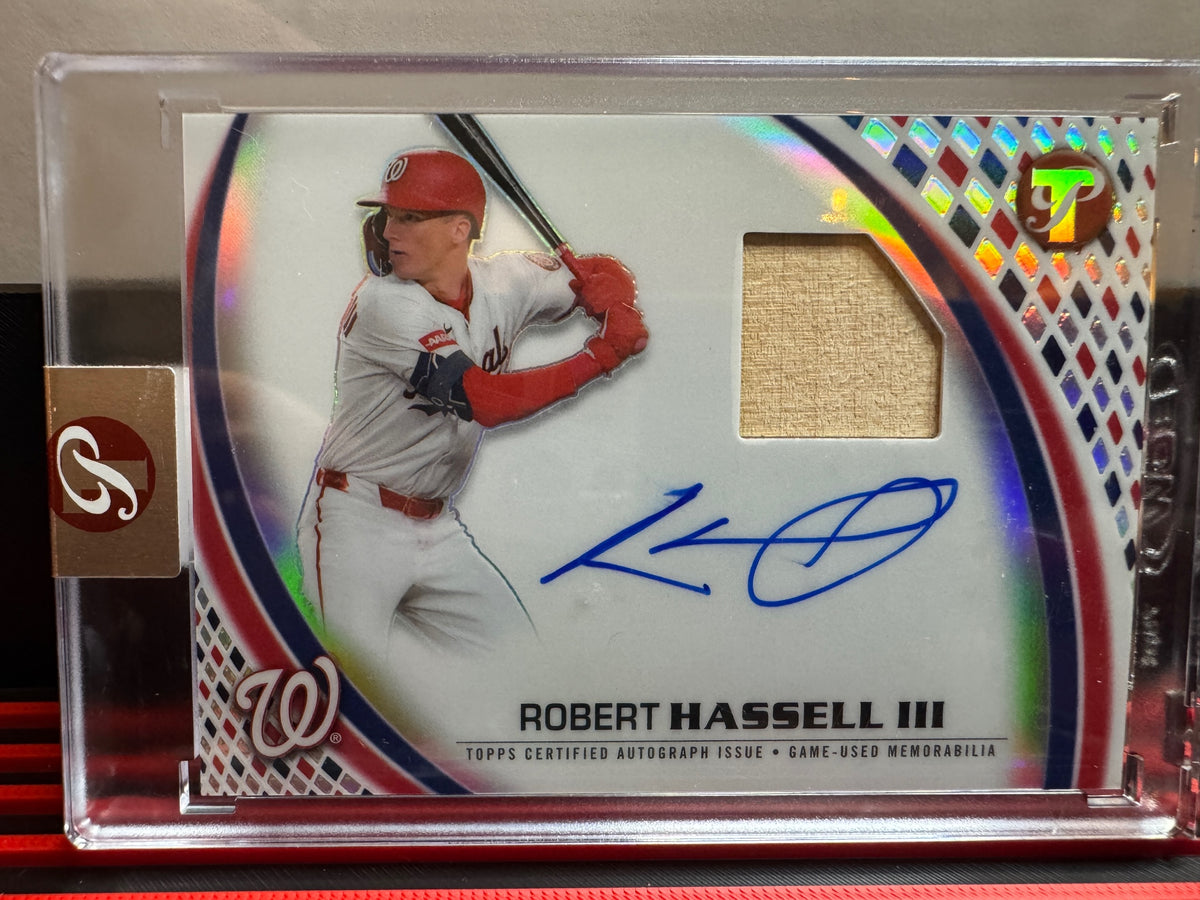 2026 Topps Pristine Robert Hassell III #PPAR-RHA Pieces Autog Relics