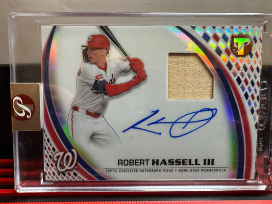 2026 Topps Pristine Robert Hassell III #PPAR-RHA Pieces Autog Relics