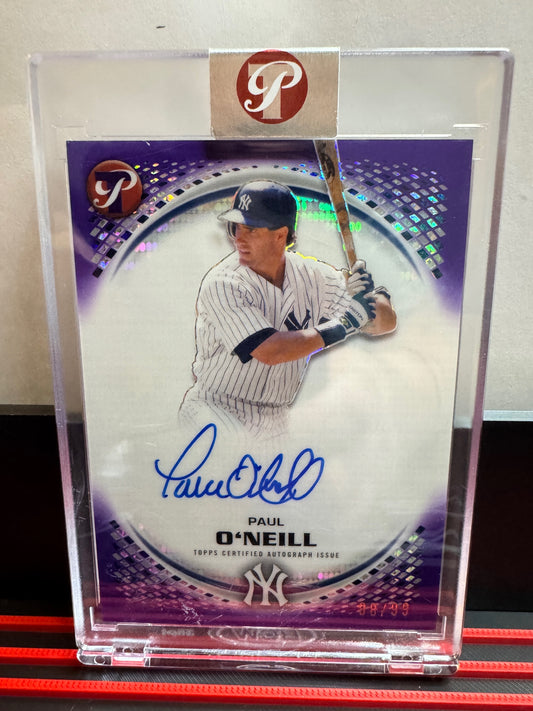 2026 Topps Pristine Paul O'Neill #PA-PO Pristine Encased Autographs