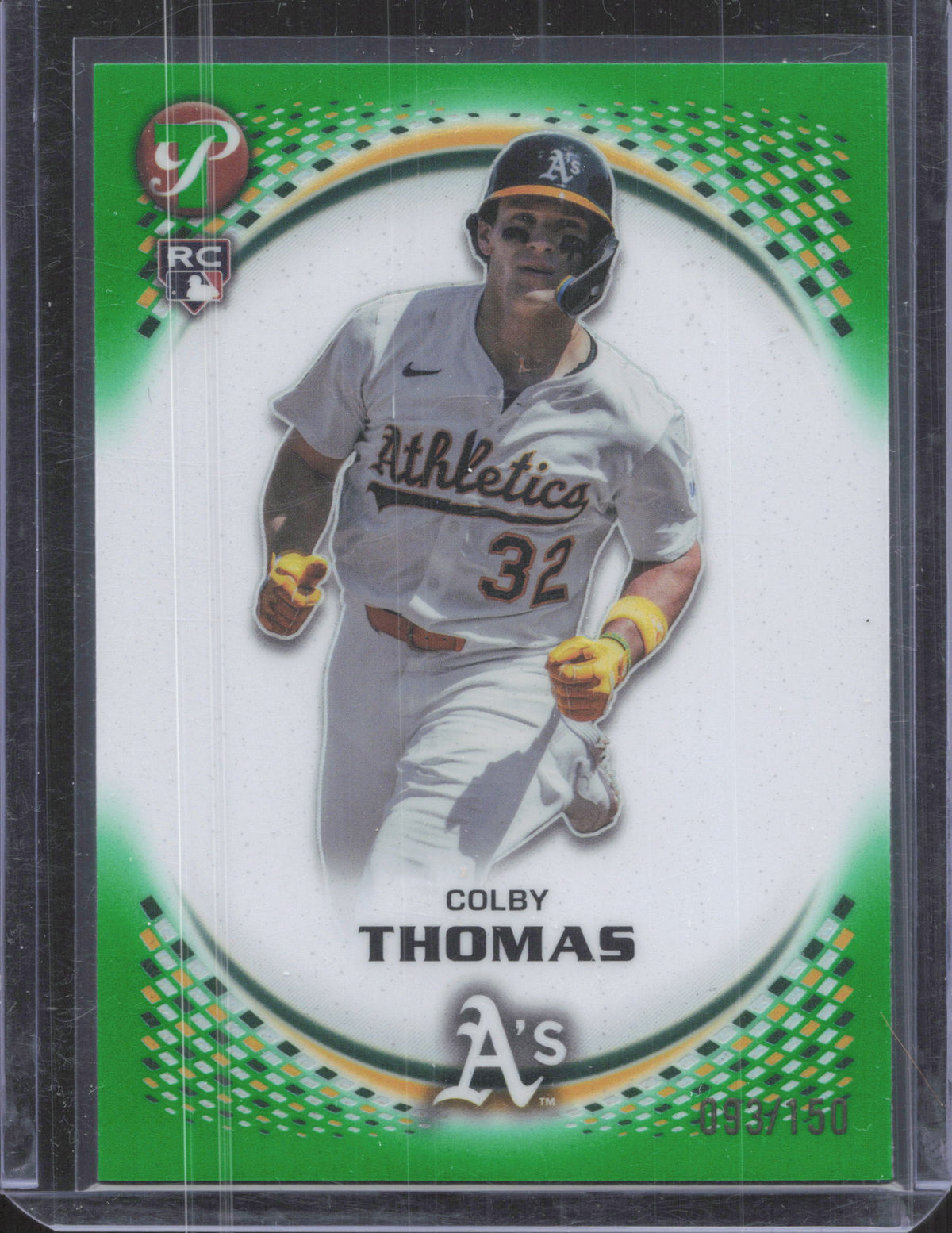 2026 Topps Pristine Colby Thomas #34 Green Refractor /150