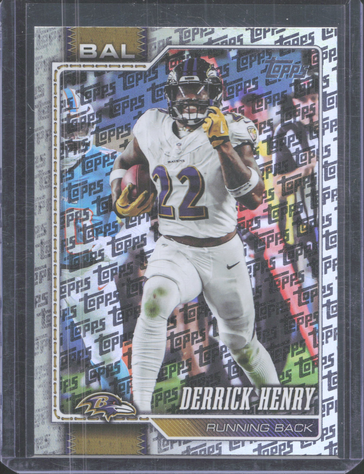 2026 Topps Flagship Derrick Henry #16 Topps Logo Foilboard