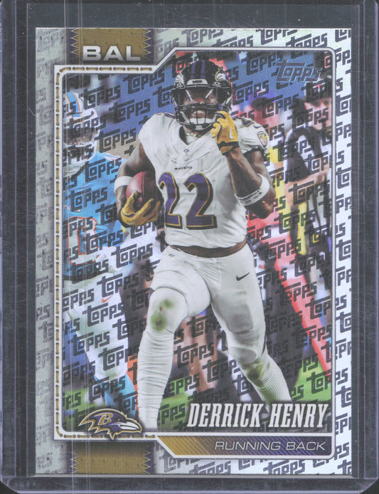 2026 Topps Flagship Derrick Henry #16 Topps Logo Foilboard