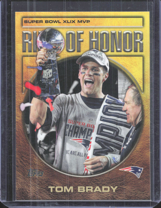 2026 Topps Flagship Tom Brady #ROH-5 Ring of Honor