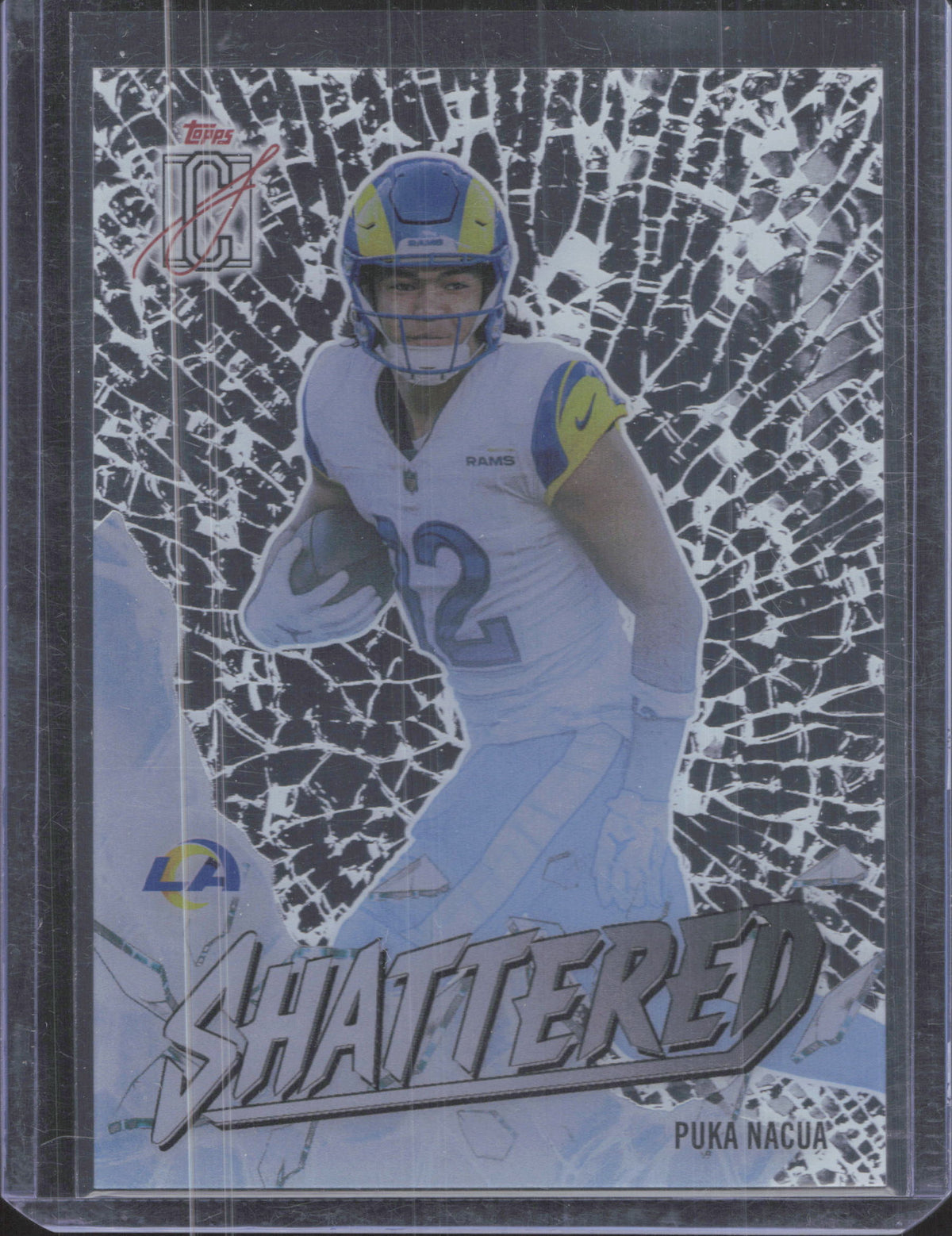 Topps 2025 Topps Signature Class Puka Nacua #S-8 Shattered