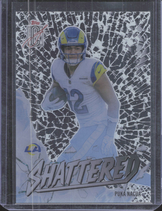 Topps 2025 Topps Signature Class Puka Nacua #S-8 Shattered