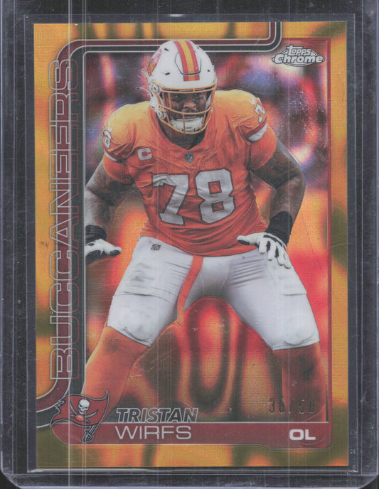 Topps 2025 Topps Chrome Tristan Wirfs #287 Refractor