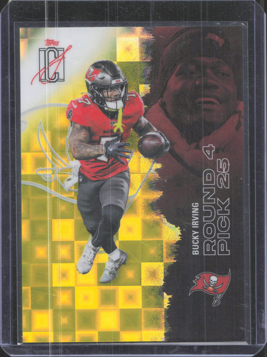 2025 Topps Signature Class Bucky Irving #52 Chrome Yellow Pandora Refractor
