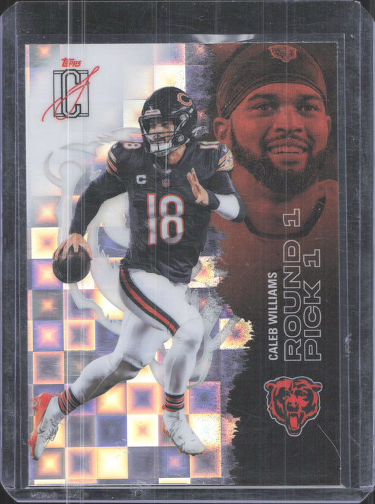Topps 2025 Topps Signature Class Caleb Williams #11 Chrome