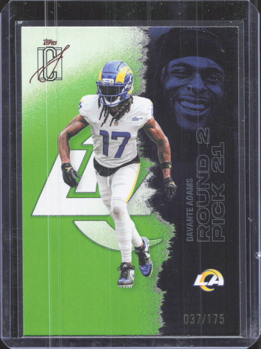 2025 Topps Signature Class Davante Adams #82 /175