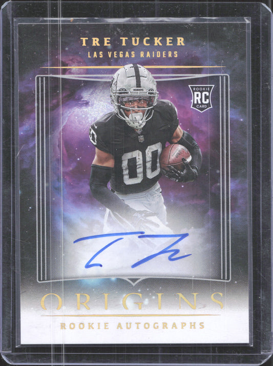 2023 Panini Origins Tre Tucker #RATTU Rookie Autographs