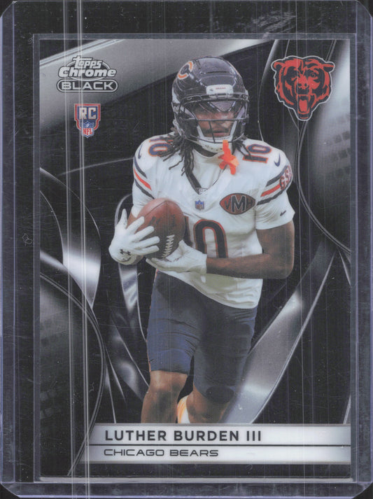 2025 Topps Chrome Black Luther Burden III #107