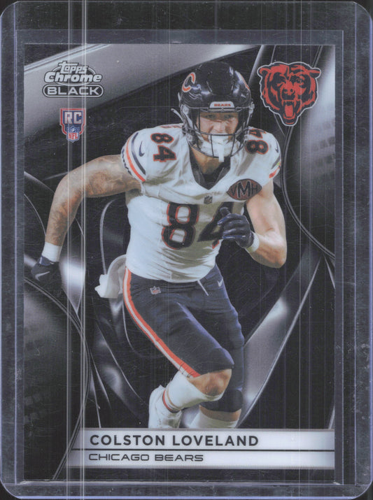 2025 Topps Chrome Black Colston Loveland #106
