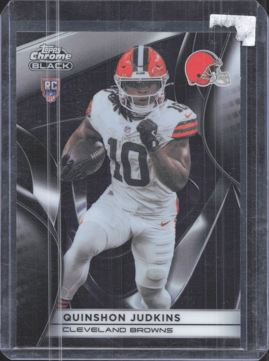 2025 Topps Chrome Black Quinshon Judkins #111