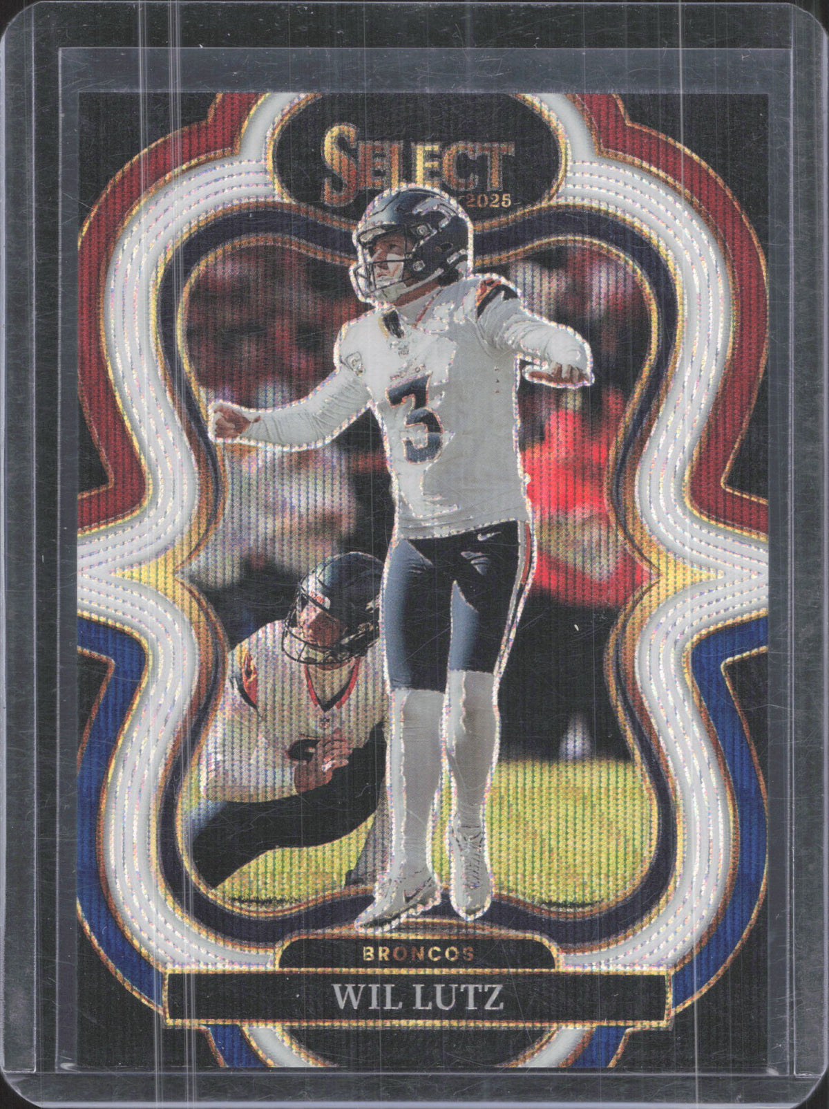 2025 Panini Select Wil Lutz #312 Tri-Color Prizm /199