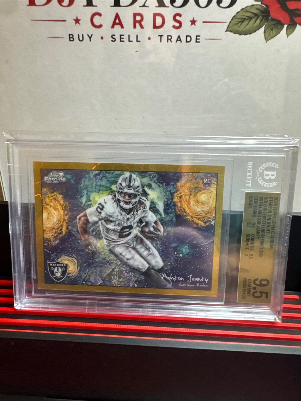 2025 Topps Chrome Cosmic Ashton Jeanty #STN-4 BGS 9.5 Gem Mint