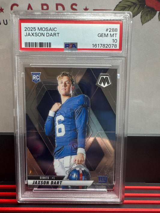 2025 Mosaic Jaxson Dart  Rookie Gem Mt 10