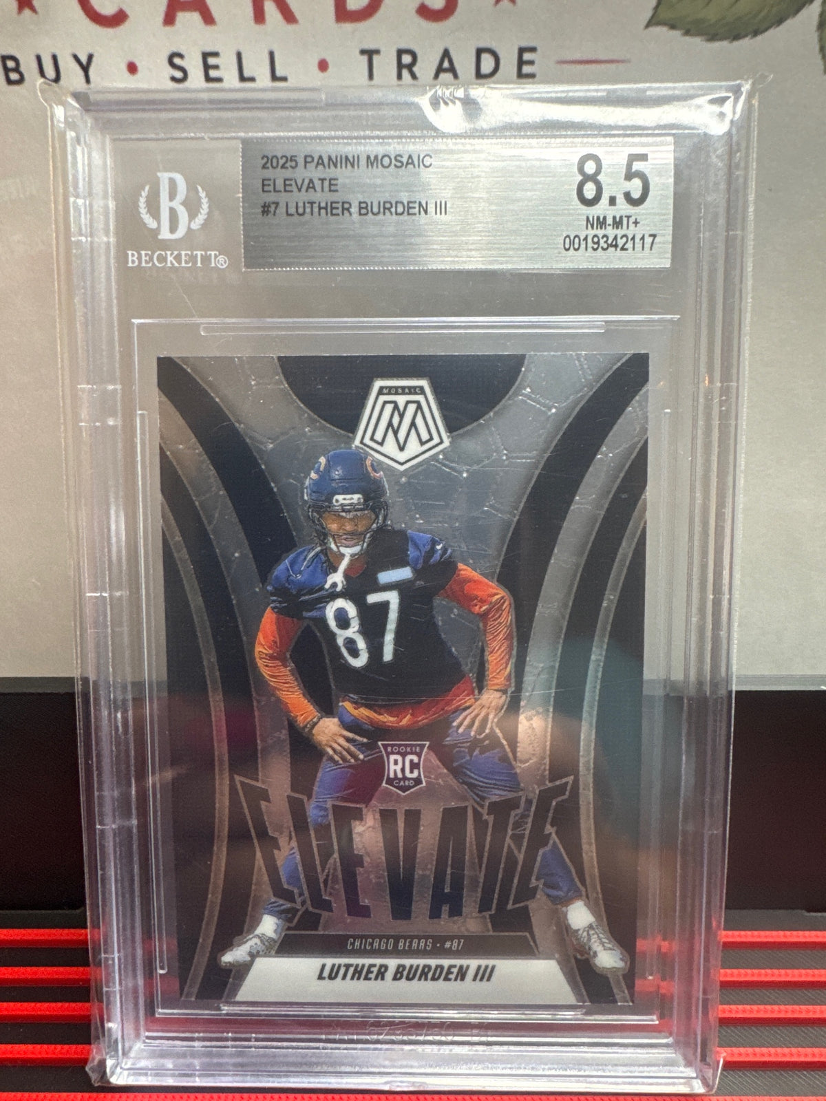 #7 Luther Burden 2025 Panini Mosaic Elevate