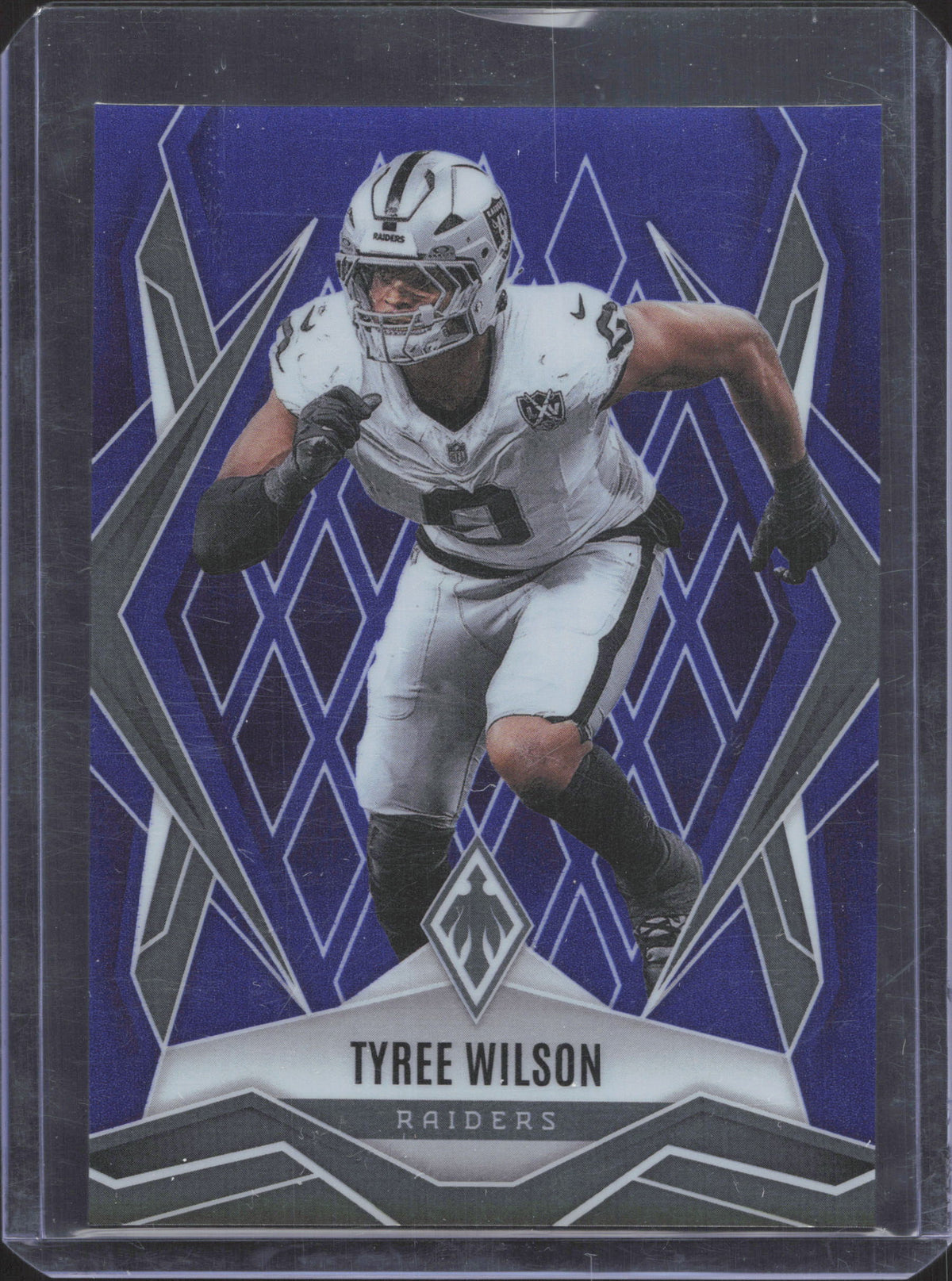 2025 Panini Phoenix Tyree Wilson #104 Blue Prizm 26/50