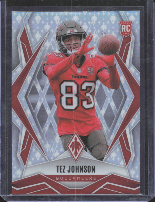 2025 Panini Phoenix Tez Johnson #166 Silver Phoenix 56/149