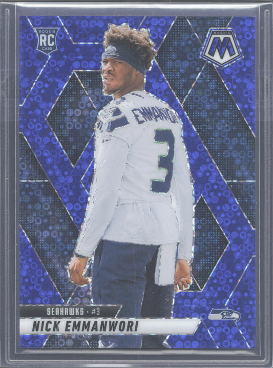 2025 Panini Mosaic Nick Emmanwori #321 Mosaic Color match 25/99