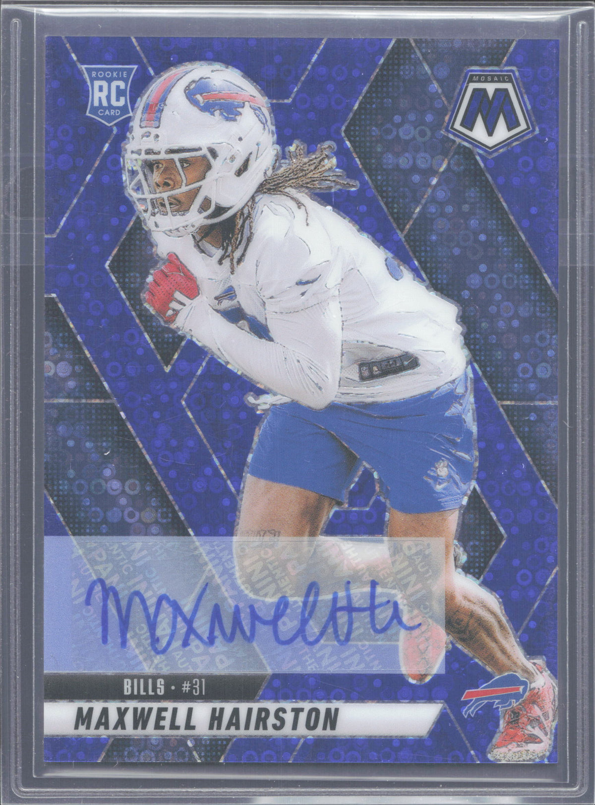 Panini 2025 Panini Mosaic Maxwell Hairston #367 Mosaic Reactive Blue