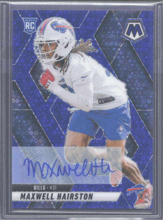 Panini 2025 Panini Mosaic Maxwell Hairston #367 Mosaic Reactive Blue