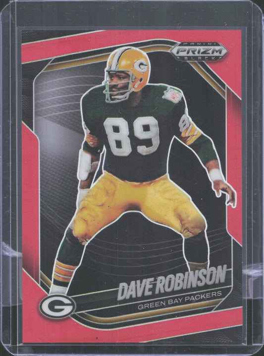 2025 Panini Prizm Black Dave Robinson #59 Prizms Red 16/299
