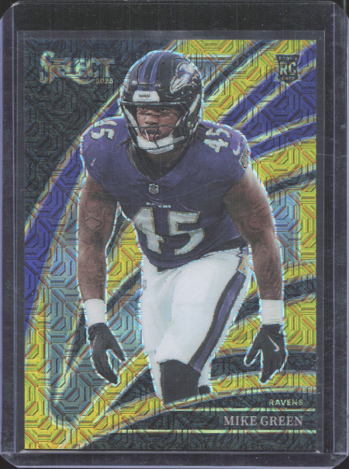 2025 Panini Select Mike Green #260 Gold Prizm Shock 05/10