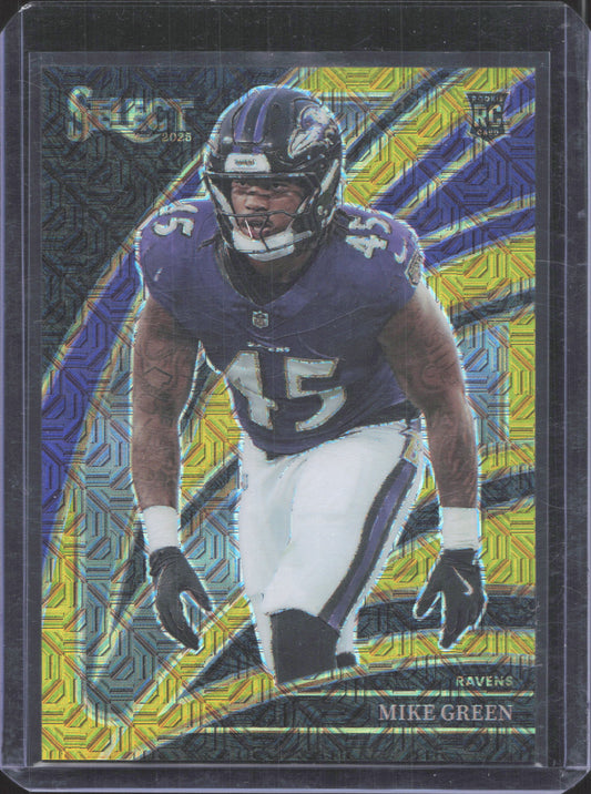 2025 Panini Select Mike Green #260 Gold Prizm Shock 05/10