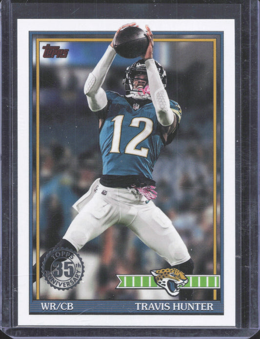 Topps 2026 Topps Flagship Travis Hunter #91TF-2 1991 Topps Football