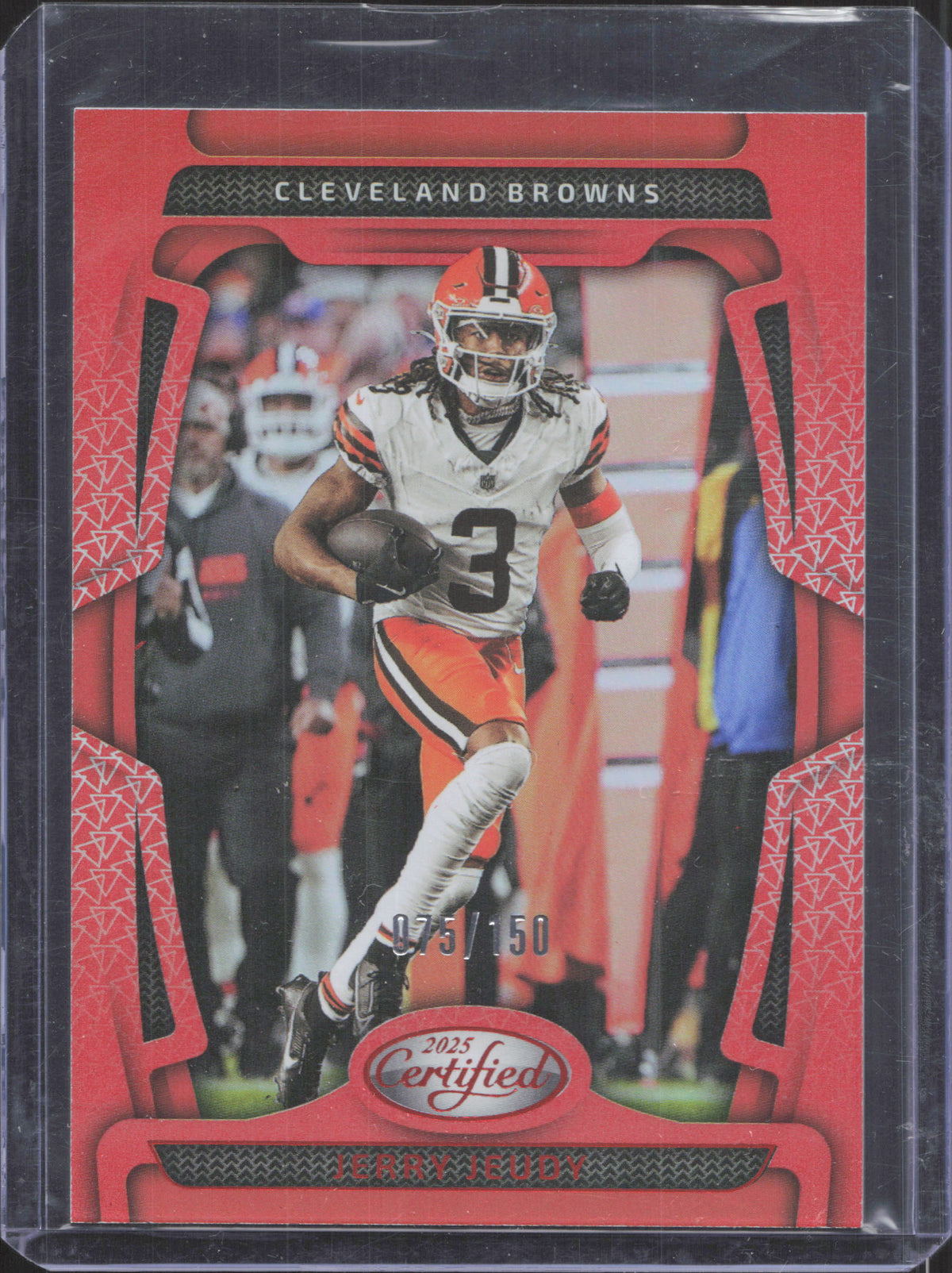 Panini 2025 Panini Certified Jerry Jeudy #24 Mirror Purple 75/150