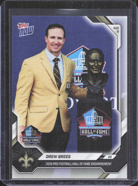 Topps 2026 Topps Now Offseason Drew Brees #OS1