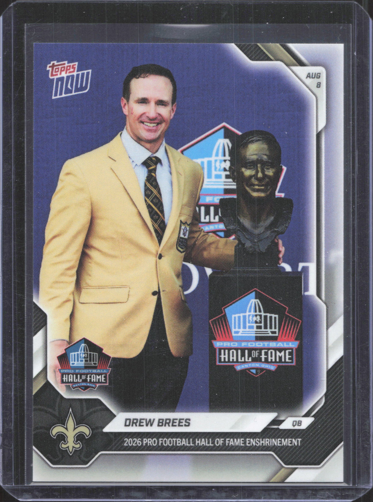 Topps 2026 Topps Now Offseason Drew Brees #OS1