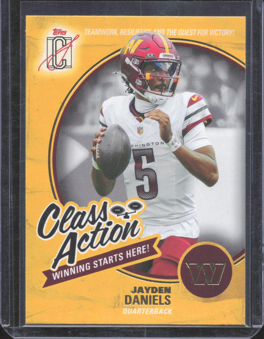 2025 Topps Signature Class Jayden Daniels #CA-24 Class Action
