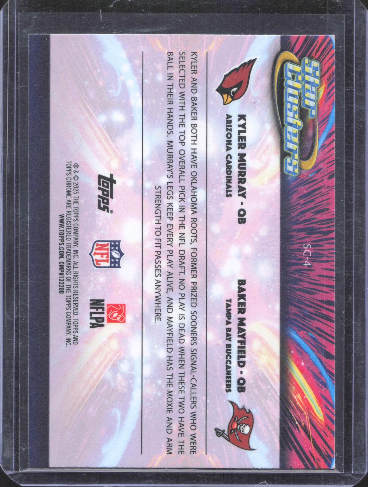 2025 Topps Chrome Cosmic Baker Mayfield / Kyler Murray #SC-4 Star Clusters